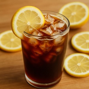 Iced Lemon Americano